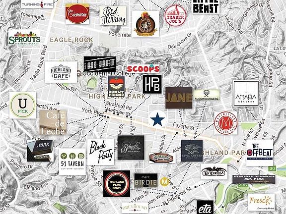 Minutes away from popular eateries on York Blvd.
