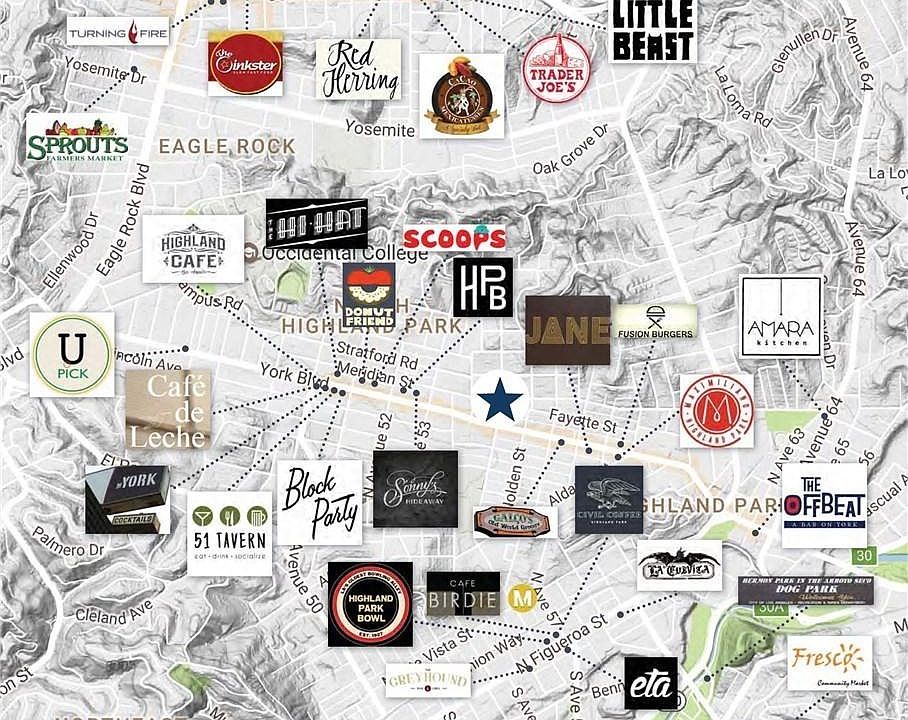 Minutes away from popular eateries on York Blvd.