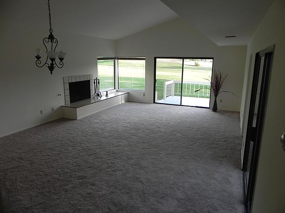 Spacious open concept living/dining room.