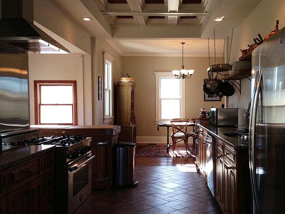 Granite countertops, craftsman made maple cabinets