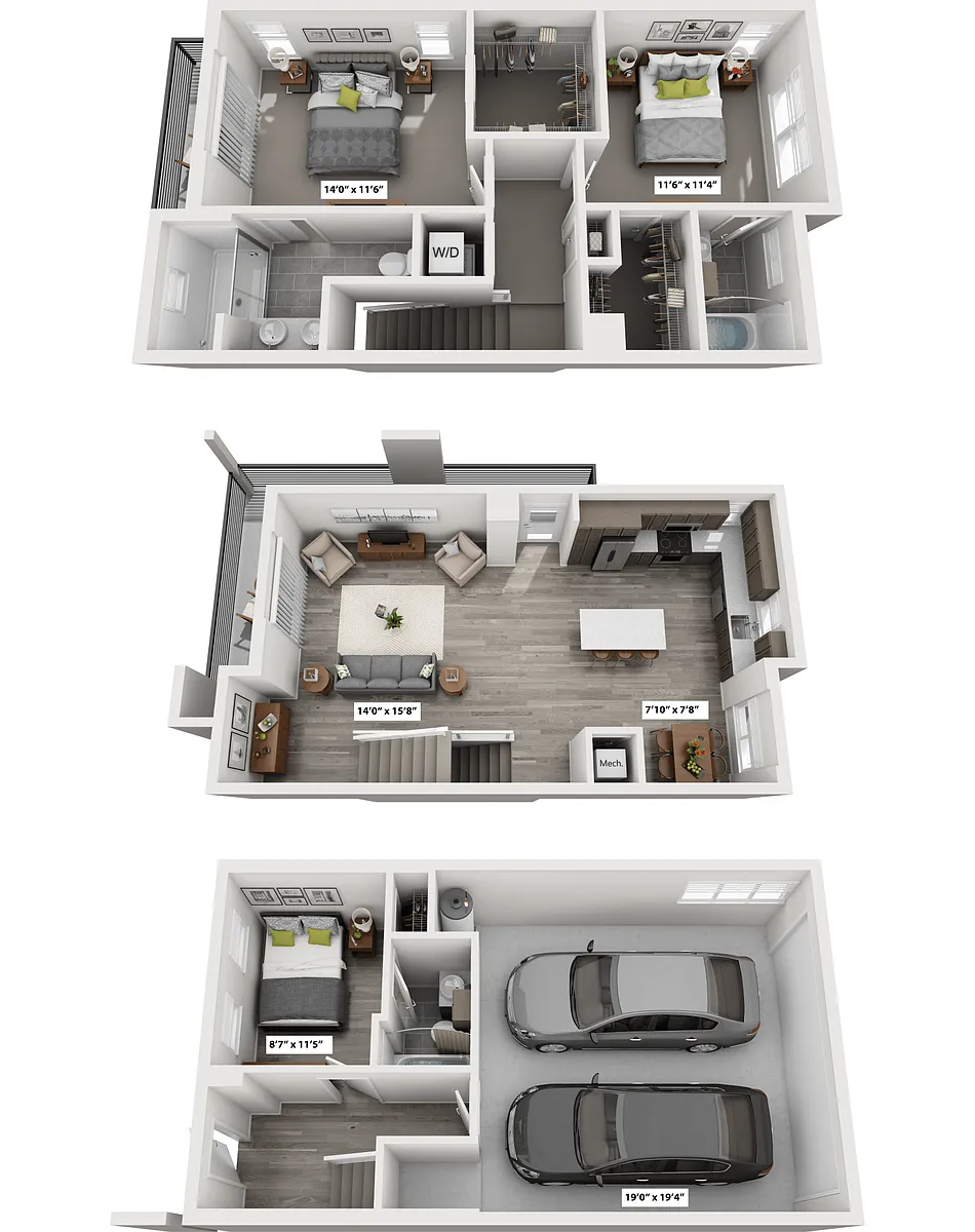 Floor plan C3C