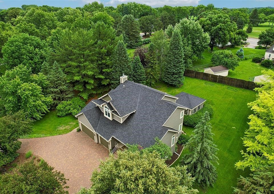 Private .77 acre lot surround by trees.
