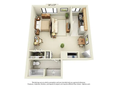 Floor plan Studio
