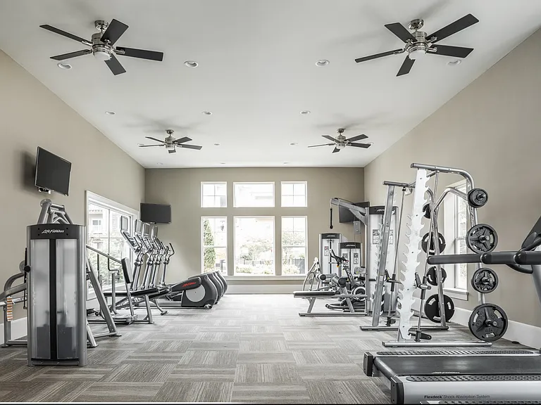 Fitness Center with Cardio and Free Weights
