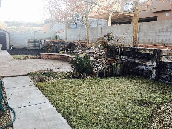 Back yard and patio