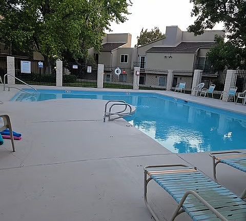 the pool and pool deck