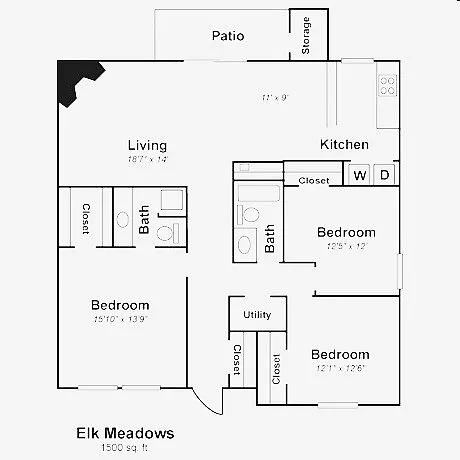 Floor plan 3x2S