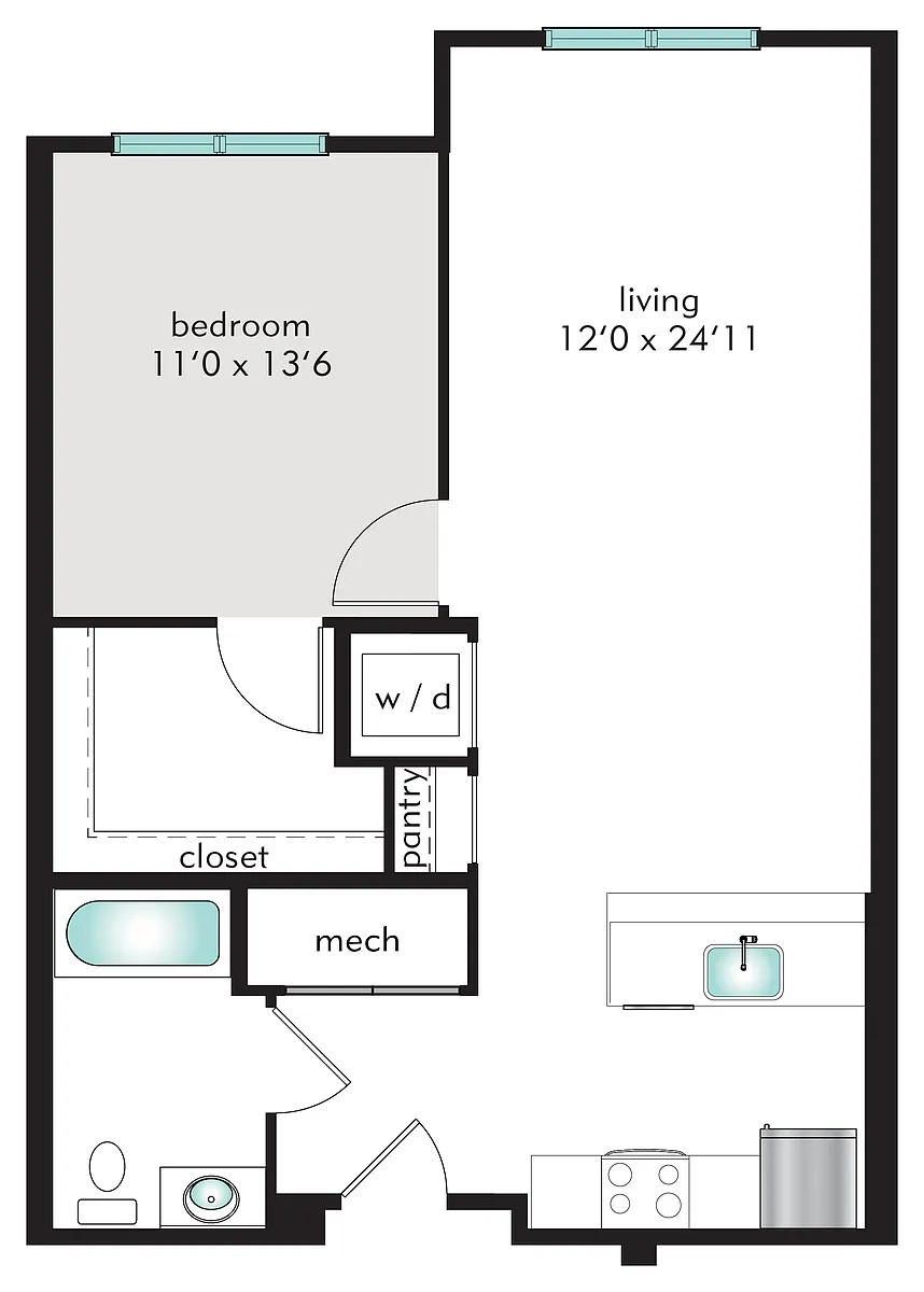 Floor plan 1G