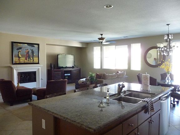Looking from kitchen towards living area