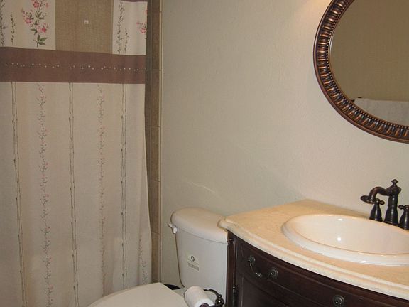 Totally remodeled hall bath