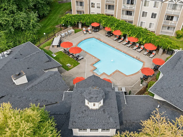 Enjoy the best of both worlds at Canyon Park _ lush green surroundings paired with modern amenities.