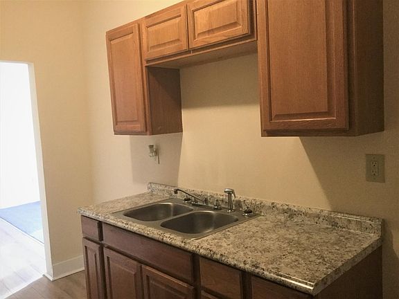 Brand new kitchen cabinets with more than enough room for all of your pots and pans !