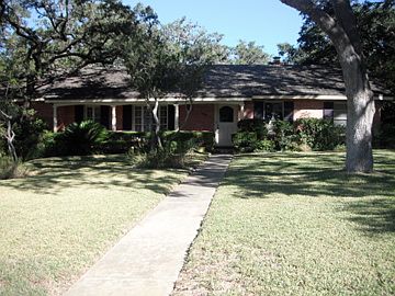 Large Front Yard All Brick