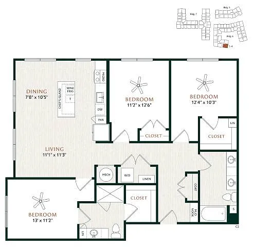 Floor plan C2