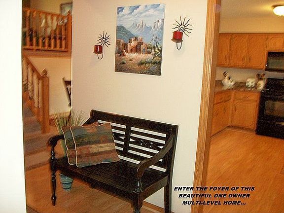 Spacious foyer
