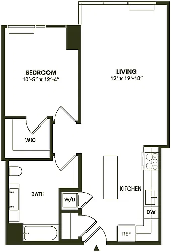 Floor plan 1H