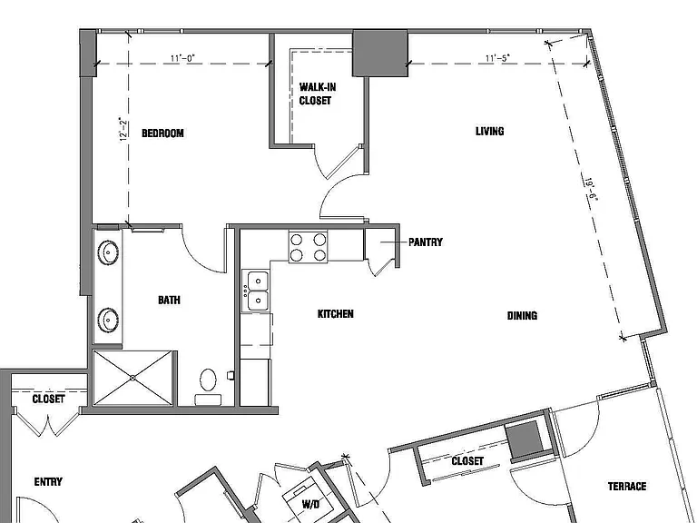 The Avenue Hollywood - D3 - 2 Beds - 2 Baths - 1240 Sq. ft.