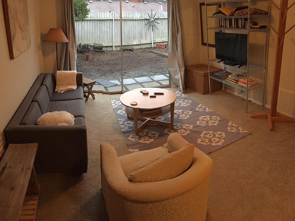 Furnished living room with television/dvd player