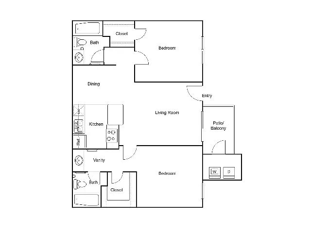 Floor plan B2 - Classic
