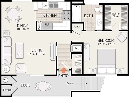 Floor plan Plan E