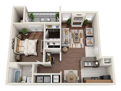 Floor plan The Banyan