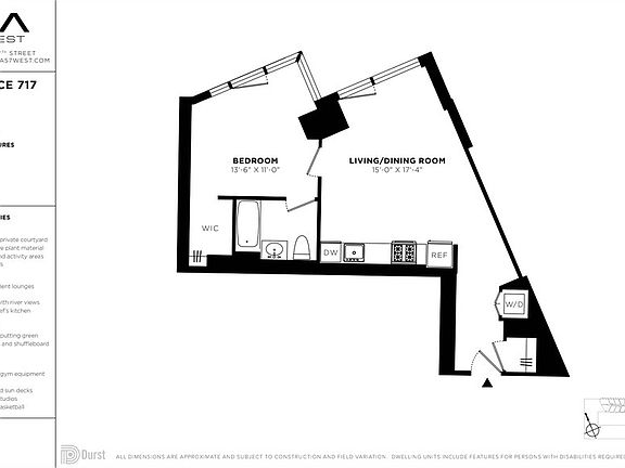 2nd image of 625 W 57th St APT 717