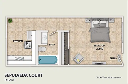 Floor plan Studio