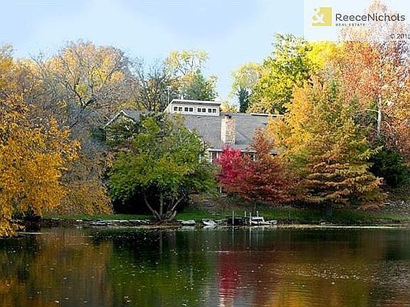 View of the back of home from the pond last fall