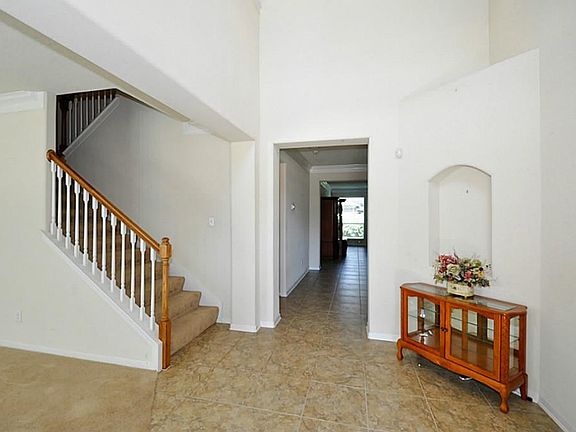 A VIEW FROM THE ENTRY INTO THE HOME.