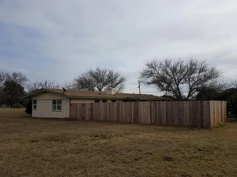 Side view of house
