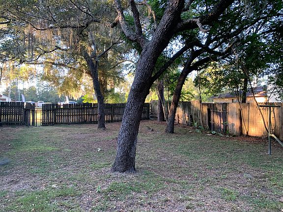 Fenced in side yard