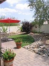 Large Back Yard with views of mountains