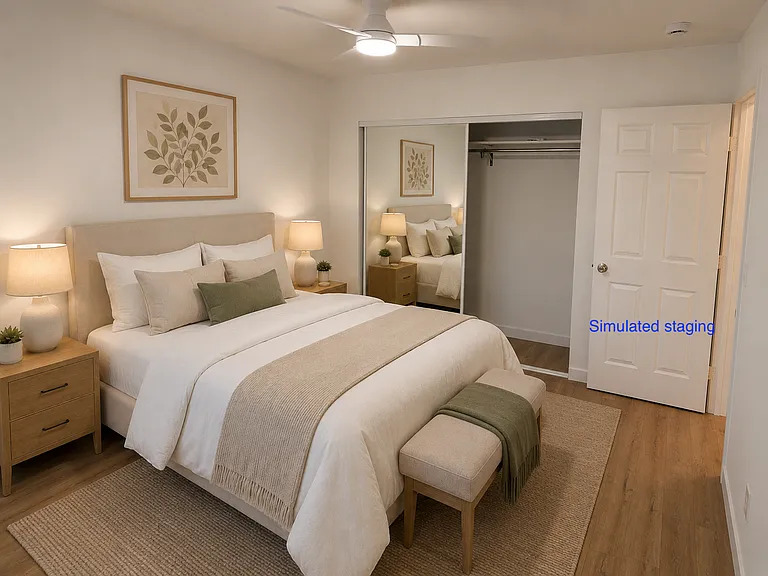 Simulated staging