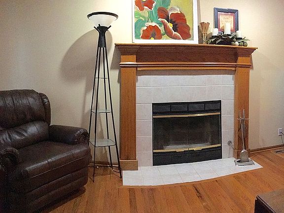 Family room fireplace