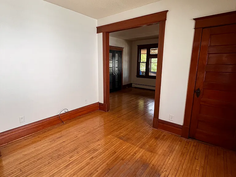 Spacious dining room off of the living room.