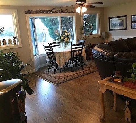 Separate dining area