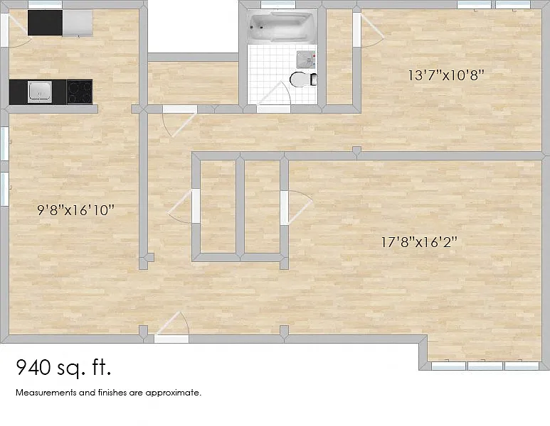 Floor plan 246 Washington AN