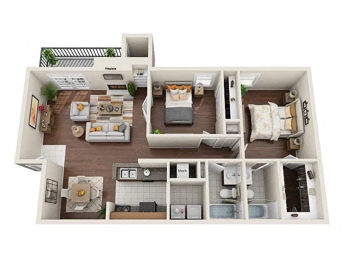 Floor plan The Cypress