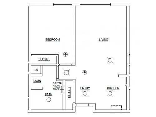 Floor plan One Bedroom A