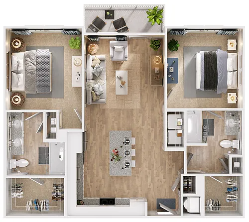 Floor plan The Fleur De Lys