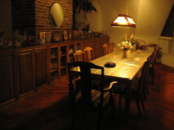 12 guest dining room table