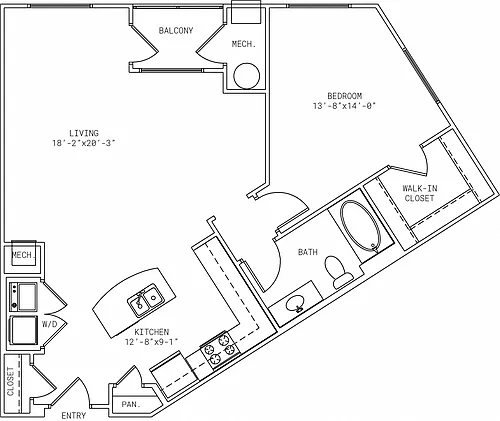 Floor plan 1-A14