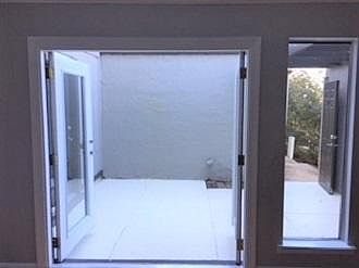 Another view from Den to courtyard