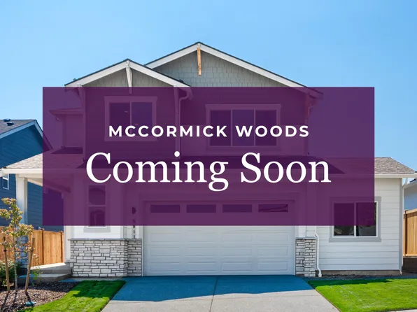 Homes Available Soon, McCormick Woods