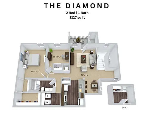 Floor plan The Diamond