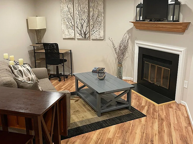 Rustic, modern decor