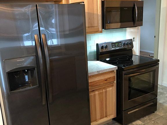 New flooring new appliances new cupboards.