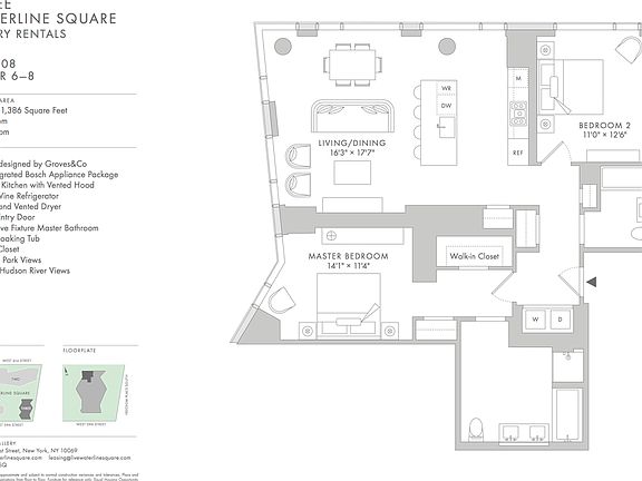 2nd image of 645 W 59th St APT 808