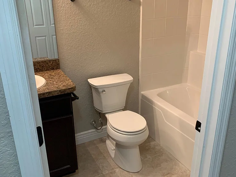 Hallway bathroom