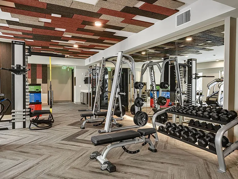 Our 24-hour fitness center offers some of the latest equipment, including a superior Precor cardio theater and weight station.